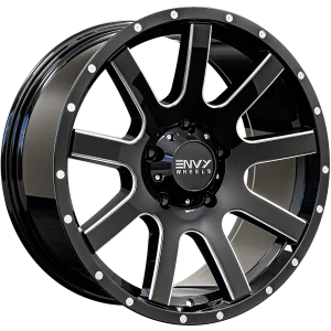 Envy Wheels – CRAZE – Black – 17″x9″ 25mm – Summer Wheels – 333BM-R17513977825